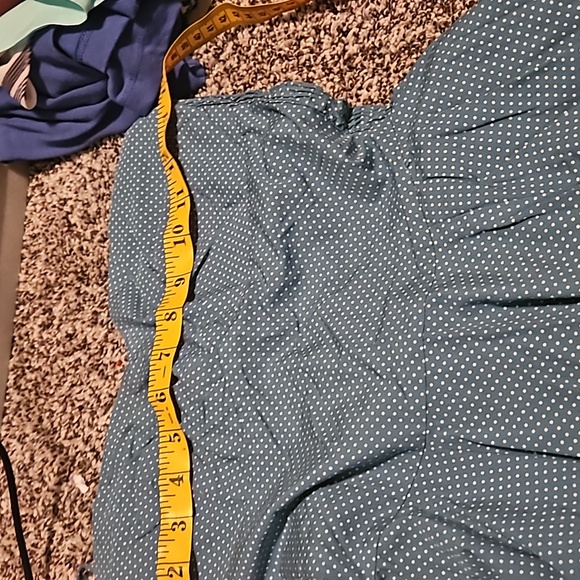 Girls of savoy. Women's size 0. Blue with white dots. stripes less dress. - Picture 6 of 10